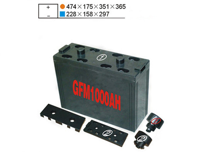 2V 1000AH Injection Plastic Battery Mould Making Battery Container 474*175*351*365mm